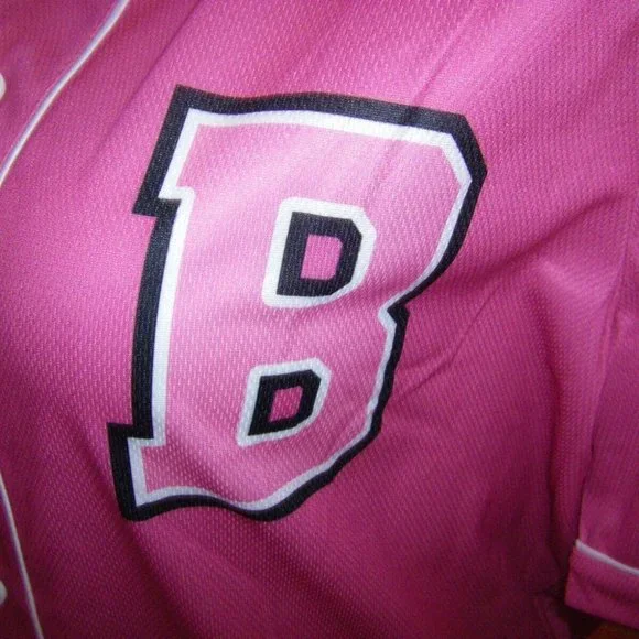 Barbie Pink Baseball Jersey West Coast Barbie Logo Women's Sizes NWT - Picture 11 of 14
